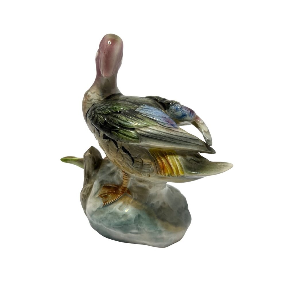 Porcelain Wood Duck Figurine Bird Collection by JSC Model 183 Shafford Japan VTG - Picture 3 of 16
